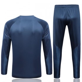 Paris Saint-Germain Quarter Zip Sweat de Treino Conjunto Azul 2023-24